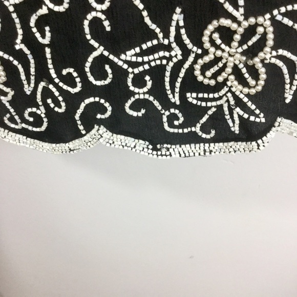 VINTAGE Royal Feelings Beaded Silk Dress - Picture 5 of 8